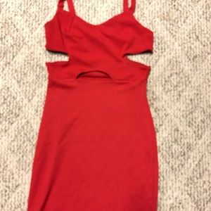 Sexy red cutout dress❤️